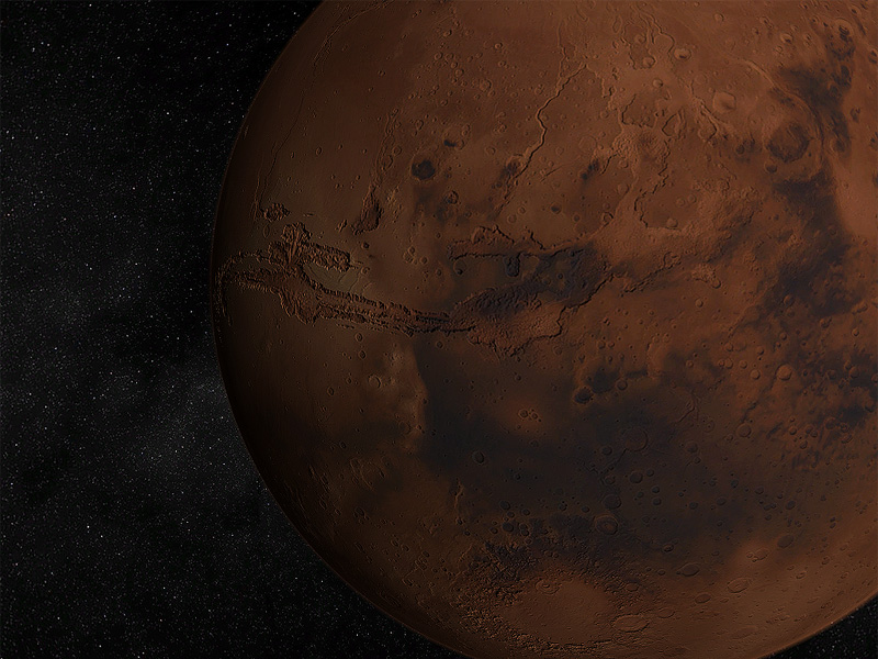 Solar System - Mars 3D screensaver screen shot